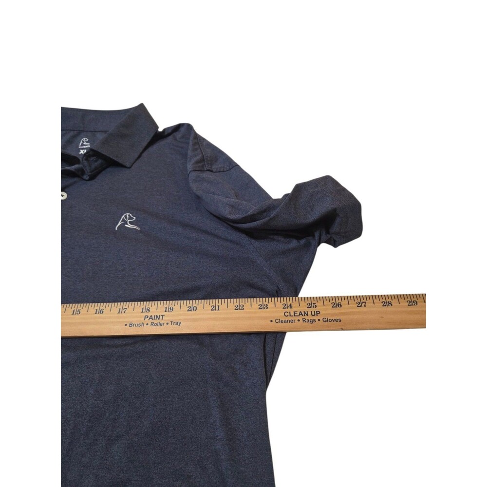 Rhoback Performamce Golf Polo Shirt Men's XL Navy Short Sleeve Company Logo F241 - Picture 5 of 9
